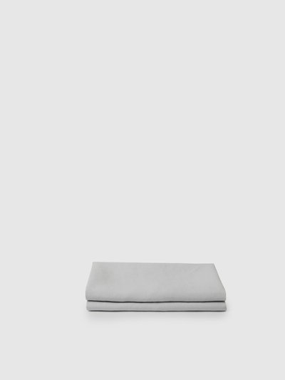 Sunday Morning Marcel Linen Fitted Sheet - Glacier product