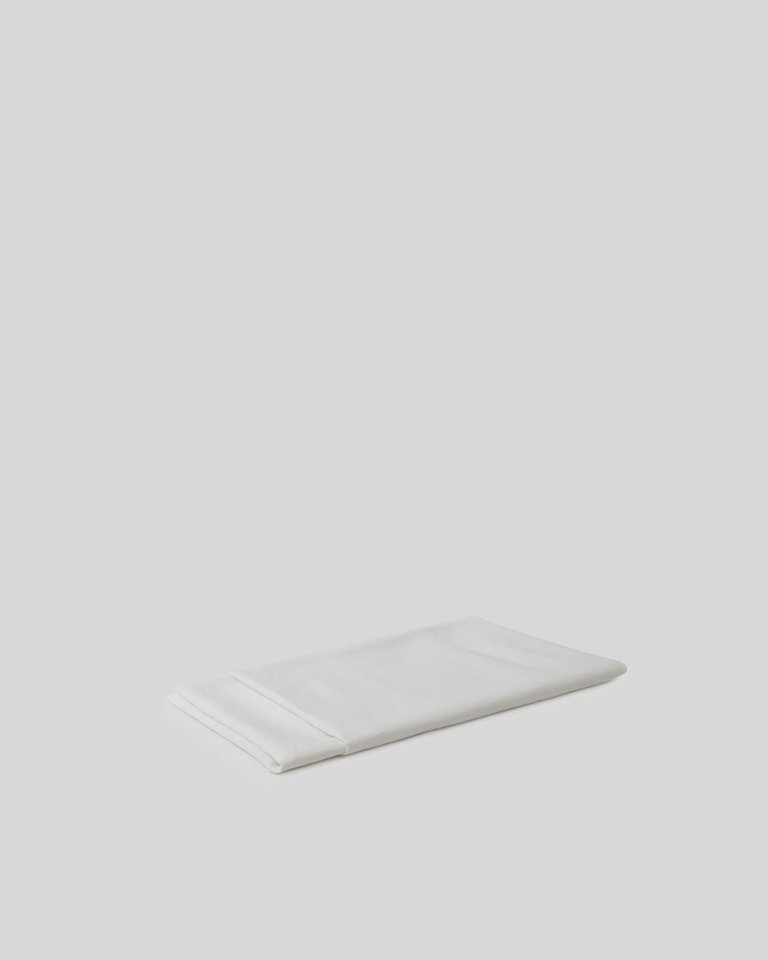 Marcel Linen Flat Sheet - Milk - Milk