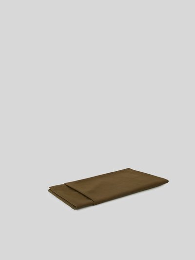 Sunday Morning Marcel Linen Flat Sheet - Moss product