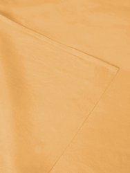 Marcel Linen Flat Sheet - Mustard