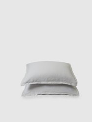 Marcel Linen Pillowcases (Pair) - Glacier - Glacier