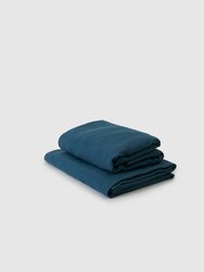 Marcel Linen Sheet Set - Adriatic