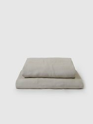 Marcel Linen Sheet Set - Dove - Dove