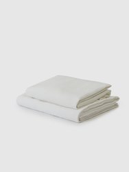 Marcel Linen Sheet Set - Milk