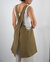 Nishi Cross-Back Linen Apron