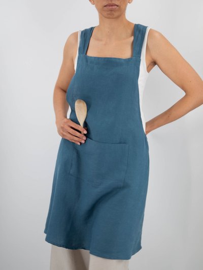 Sunday Morning Nishi Cross-Back Linen Apron product