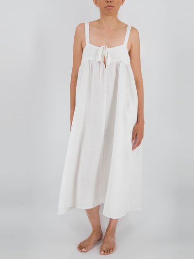 Sunday Morning Raya Linen Midi Strap Dress product