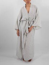 Sai Full-Length Linen Robe