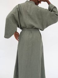 Sai Full-Length Linen Robe