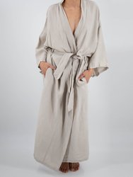 Sai Full-Length Linen Robe