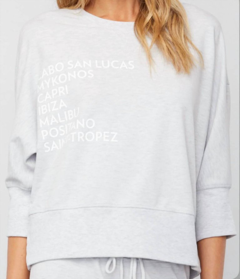 Cabo Sweatshirt - Powder Heather