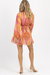 Ava Mini Dress In Paisley Multi-Pink