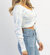 Cape Weekend Button Crop Cardigan In White