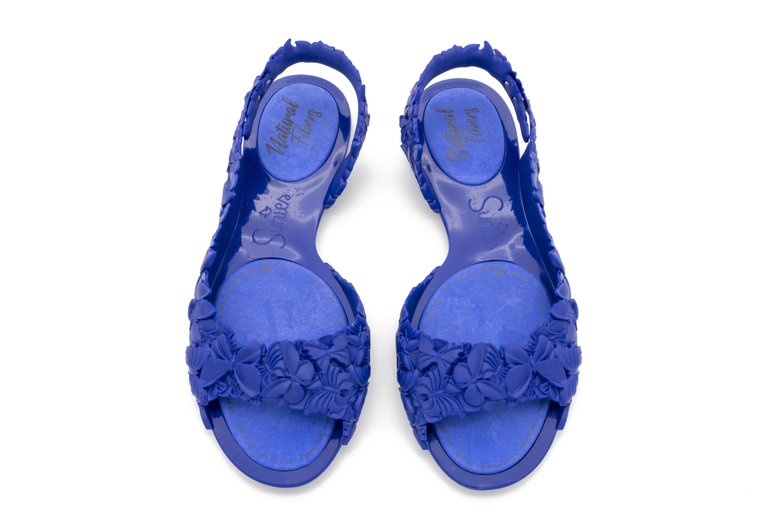 Eco Friendly Flexi Butterfly Sandal - Blue