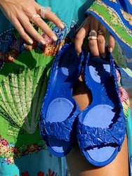 Eco Friendly Flexi Butterfly Sandal - Blue