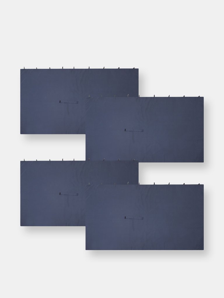 10' x 13' Replacement Sidewall Set for Gazebo 4-Piece Kit - Dark Blue