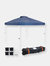 12x12 Foot Premium Pop-Up Canopy and Carry Bag/Sandbags - Blue