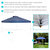 12'x12' Pop Up Canopy Tent Outdoor Wedding Party Shelter with Rolling Bag