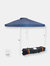 12'x12' Pop Up Canopy Tent Outdoor Wedding Party Shelter with Rolling Bag - Blue
