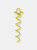 16" Powder-Coated Steel Yellow Spiral Anchor/Stake for Tarps and Tents - Yellow