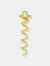 16" Powder-Coated Steel Yellow Spiral Anchor/Stake for Tarps and Tents - Yellow
