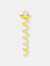 16" Powder-Coated Steel Yellow Spiral Anchor/Stake for Tarps and Tents - Yellow
