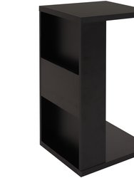 2-in-1 Multi-Use Accent Side Table - Black