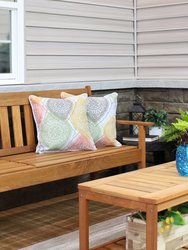 2 Indoor/Outdoor Throw Pillows