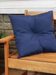 2 Indoor/Outdoor Tufted Back Cushions