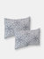 2 Outdoor Decorative Throw Pillows - Grey