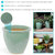 2 Pack Ceramic Ocean Villa Indoor / Outdoor Planters - 11.75"