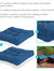 2 Pack Indoor Outdoor Tufted Seat Cushions Patio Backyard