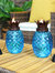 2-Pack Patio Torches Tropical Pineapple Glass Outdoor Lawn Garden Tabletop Décor