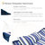 2-Person Polyester Hammock With Iron Spreader Bar And Pillow