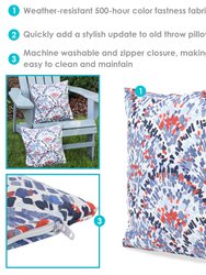 2 Square Outdoor Throw Pillow Covers