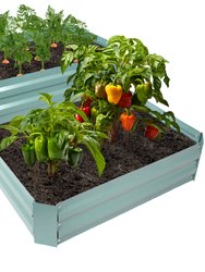 2-Tier Galvanized Steel Raised Garden Bed