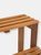 2-Tier Meranti Wood Outdoor Plant Stand