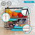 2-Tier Wire Storage Basket With Handle For Countertop - Copper
