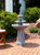 2-Tiered Pagoda Outdoor Water Fountain with LED Light