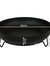 23" Fire Pit Steel with Black Finish Wood-Burning Fire Bowl with Stand
