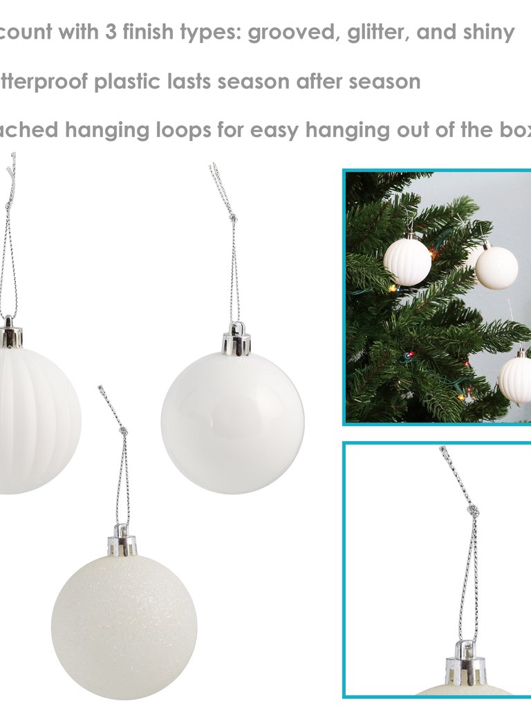 25-Piece Shatterproof Christmas Ornaments