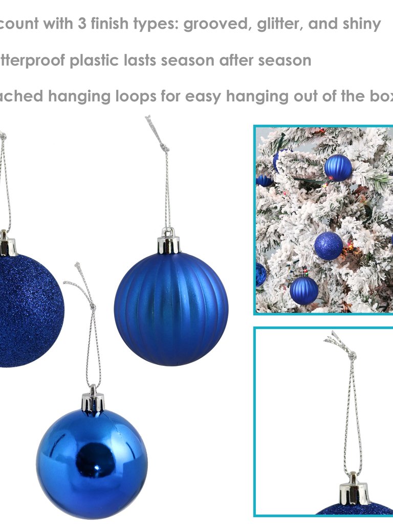 25-Piece Shatterproof Christmas Ornaments