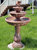 3-Tier Dove Pair Outdoor Water Fountain 43" Patio and Garden Feature