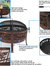 30" Fire Pit Steel with Northwoods Fishing Design and Spark Screen