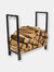 30" Firewood Rack Log Holder Storage Stacker Steel Metal Indoor Outdoor Accesory