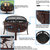 30" Pheasant Hunting Steel Fire Pit With Spark Screen - Bronze