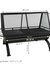 36" Fire Pit Steel Northland Grill with Spark Screen and Vinyl Cover