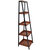 4-Shelf Acacia Wood Ladder Bookshelf - 59.75" H - Brown
