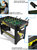 48" Foosball Table Soccer Tabletop Arcade Game Room Indoor Recreation Furniture