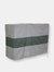 4ft Log Rack Cover Gray Green Stripe Waterproof Polyester PVC Backing  Accessory - Grey